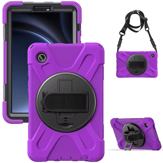 eSTUFF ES683801-BULK Tablet Case – Full Body Defender, Purple, Screen Protector