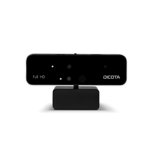 Dicota D31892 Webcam PRO Face Recognition – 1080p, Autofocus, USB