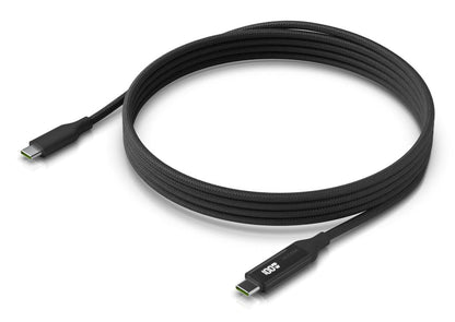 Ubiquiti UACC-CABLE-USB-100W-2M-BK USB-C Cable 2m 100W Power Delivery Braided