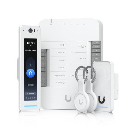 Ubiquiti UA-G3-SK-PRO Security Access Control Kit – Door Hub, G3 Readers & Keyfobs