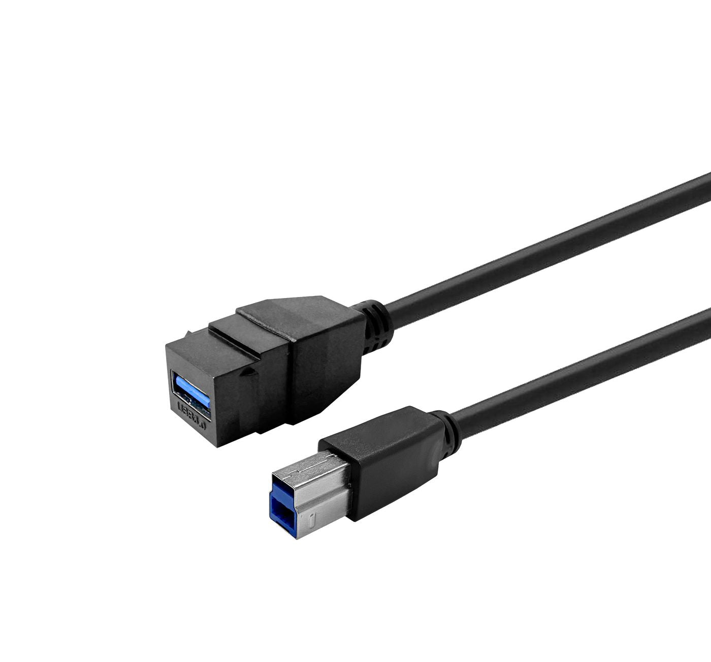 Vivolink PROKEYUSB3AFBM3B USB 3.0 A-Female to B-Male Cable – 3m, 5Gbps, Black