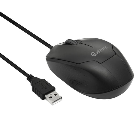 eSTUFF GLB213002 Wireless Optical Mouse – Ergonomic, CE Certified