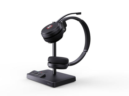Yealink 1308006 WH62 Dual UC Headset – Wireless, DECT, 160m Range, Black