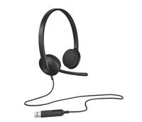 Logitech 981-000507 Headset – Stereo Audio Wired Microphone Lightweight