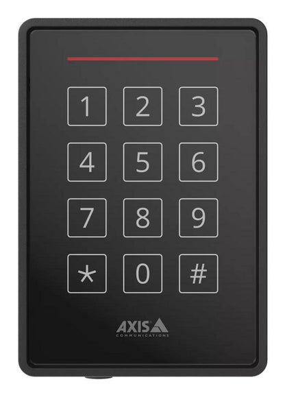 Axis 02145-001 RFID Reader with Keypad – A4120-E, IP66, IK07, 13.56MHz