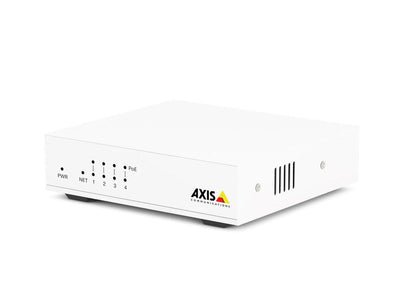 Axis 02101-002 Network Switch – Unmanaged PoE 4-Port Metal Housing