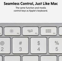 Hyper HS2310NO Bluetooth Wireless Keyboard Nordic Layout – Full-Size, LED Backlit