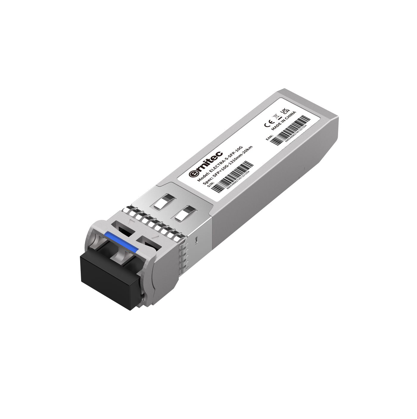 Ernitec ELECTRA-S-SFP-10G SFP+ Transceiver 10GBase-LR 1310nm 20KM LC