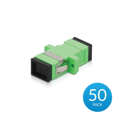 Ubiquiti UACC-OADP-SC-APC-50 SC/APC Optical Adapter – 50-Pack Polycarbonate Black/Green for Fibre Optic Cables
