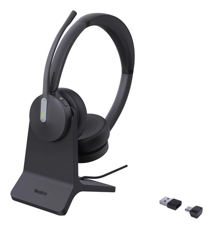 Yealink BH70 DUAL WITH STAND TEAMS USB-C/A Wireless Bluetooth Headset – 43h Playback, USB-C/A