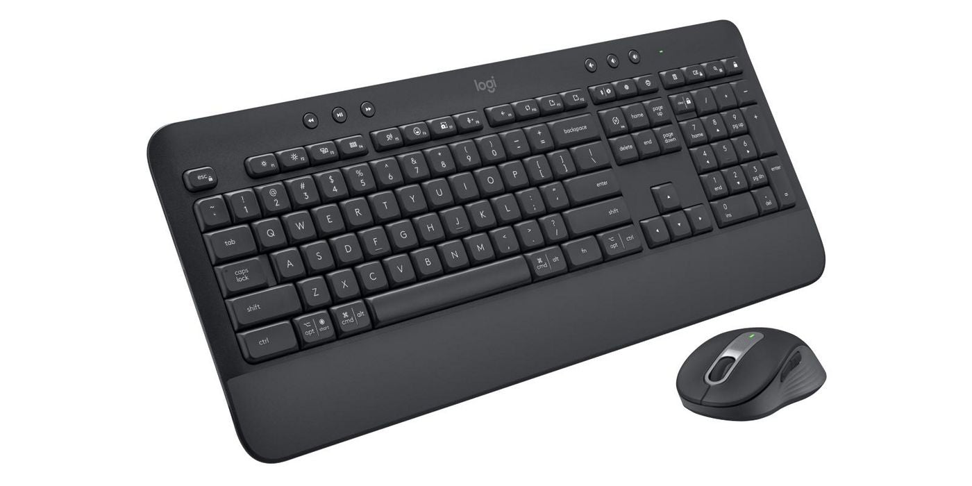 Logitech 920-011004 Wireless Keyboard – UK Layout, Slim Design