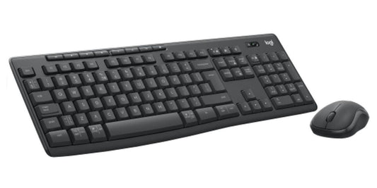 Logitech 920-012077 MK370 Wireless Keyboard & Mouse Combo – Graphite, QWERTY