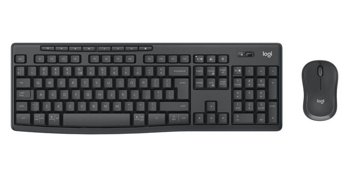 Logitech 920-012077 MK370 Wireless Keyboard & Mouse Combo – Graphite, QWERTY