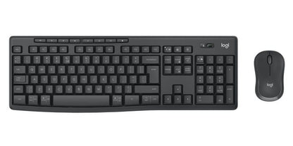Logitech 920-012077 MK370 Wireless Keyboard & Mouse Combo – Graphite, QWERTY