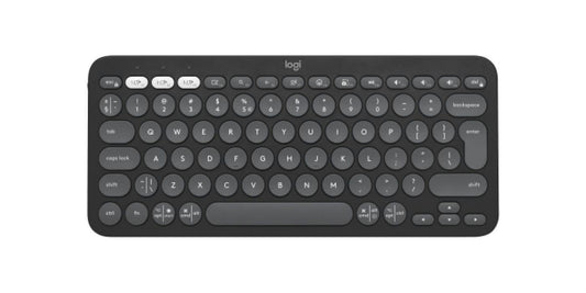 Logitech 920-011851 Pebble Keys 2 K380s Bluetooth Keyboard – Graphite, Wireless, Compact