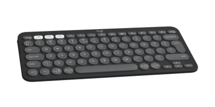 Logitech 920-011851 Pebble Keys 2 K380s Bluetooth Keyboard – Graphite, Wireless, Compact