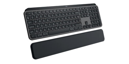 Logitech 920-011589 MX Keys S Advanced Wireless Illuminated Keyboard – Graphite, Full-Size, LED Backlit