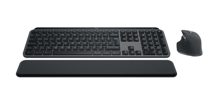 Logitech 920-011614 MX Keys S Combo – Wireless Keyboard & Mouse Set, Graphite