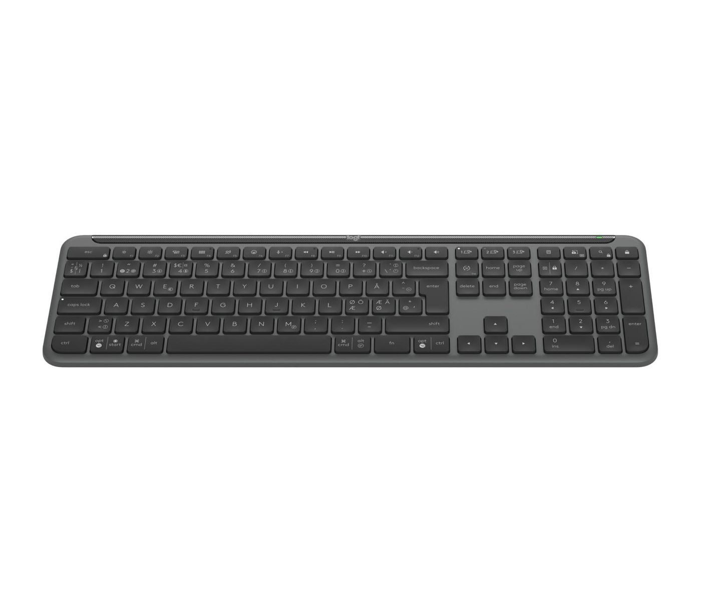 Logitech 920-012459 Wireless Keyboard – Full-Size, UK Layout, Black