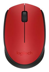 Logitech 910-004641 Wireless Mouse – M171 Red RF 10m Range Plug & Play