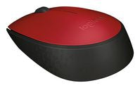 Logitech 910-004641 Wireless Mouse – M171 Red RF 10m Range Plug & Play