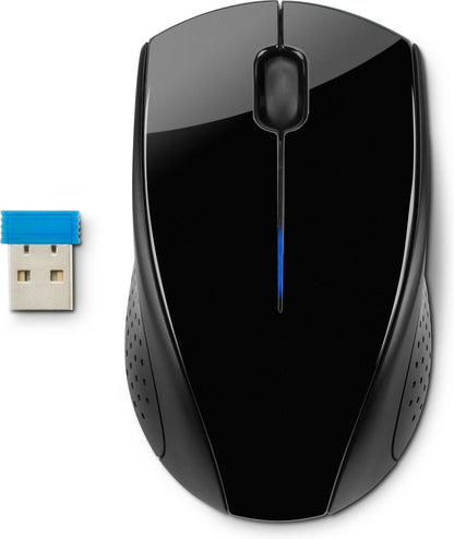 HP 3FV66AA Wireless Mouse – Ambidextrous, Black, Travel-Size