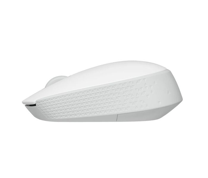 Logitech 910-006867 Wireless Mouse – Ambidextrous Optical RF White