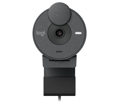 Logitech 960-001469 Brio 305 Business Webcam – USB-C, Graphite, Noise-Cancelling Microphone