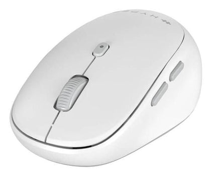 Hyper HS2100GL Bluetooth Mouse – Adjustable DPI, 6 Buttons, White/Grey