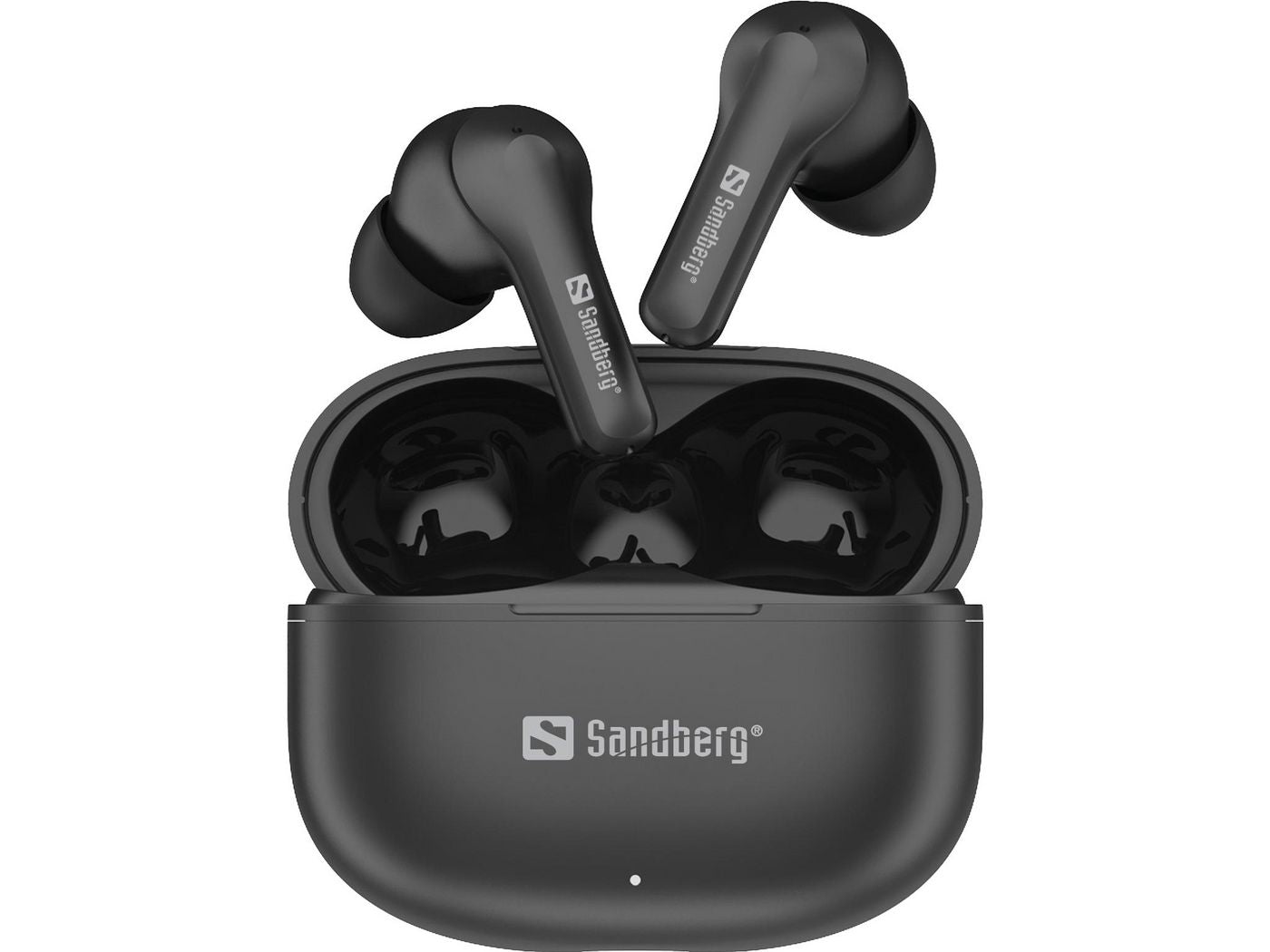 Sandberg 126-51 Play'n Go Wireless Earbuds – True Wireless, 24h Playback, Black