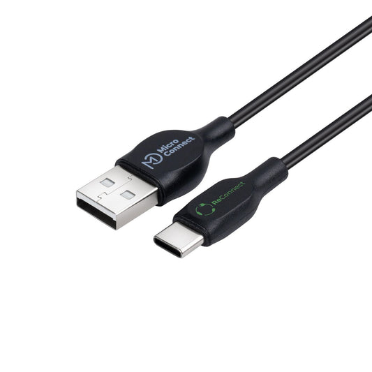MicroConnect ECO-USB3.1CCHAR1B USB Cable USB 2.0 1m USB A to USB C Black