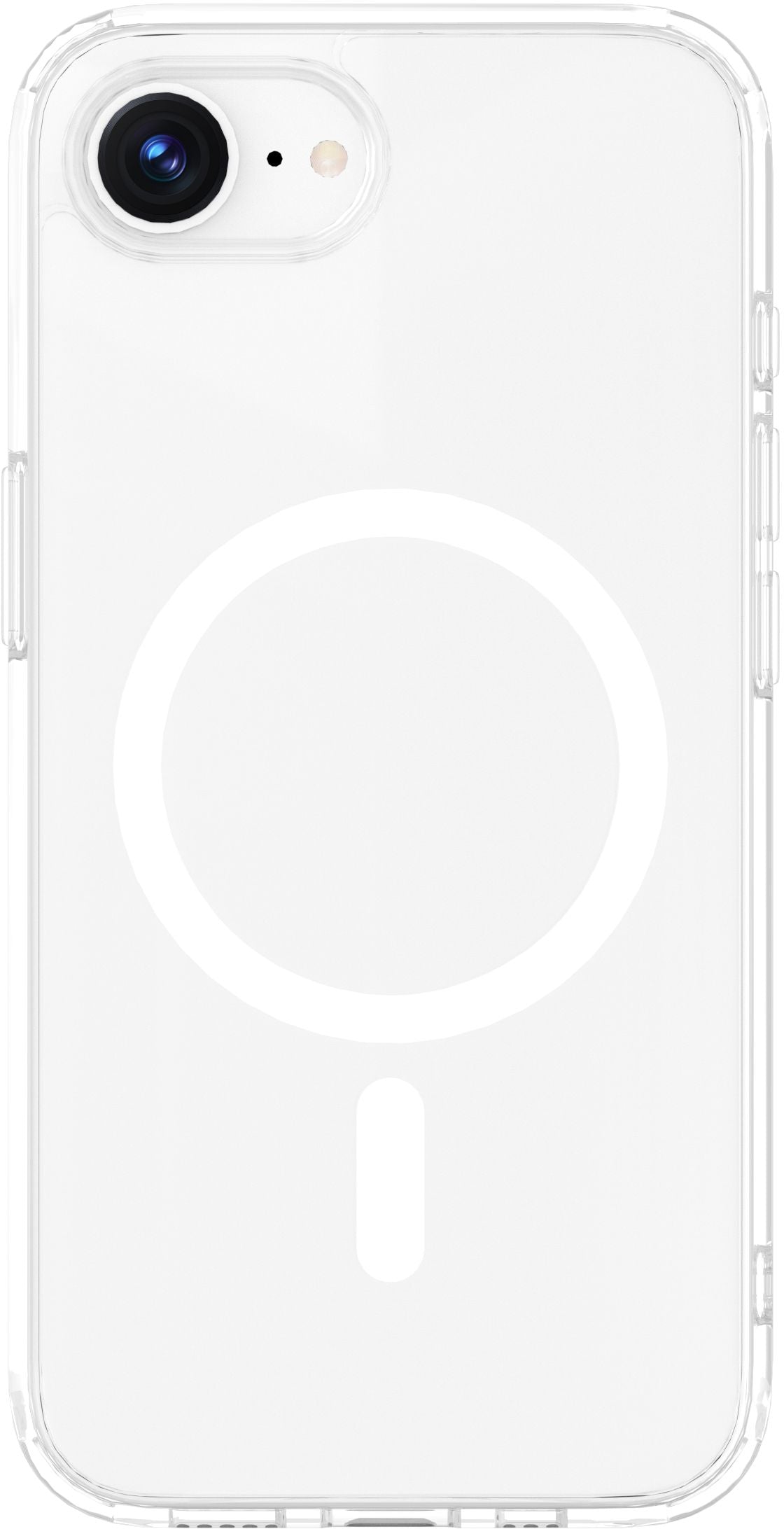 eSTUFF ES67141054 Smart Phone Case – Magnetic Hybrid, 86% Recycled, Transparent