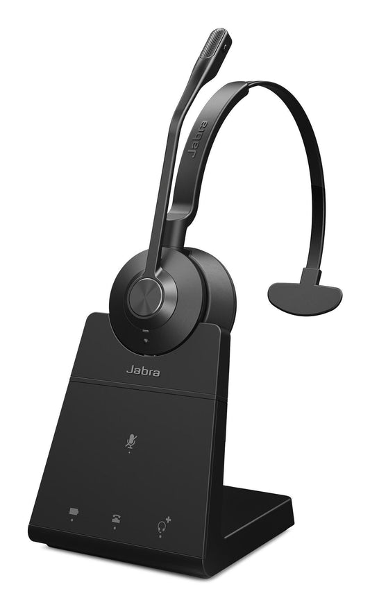 Jabra 9653-523-111 Engage 45 SE Monaural Wireless Headset – 150m Range, 13h Talk Time
