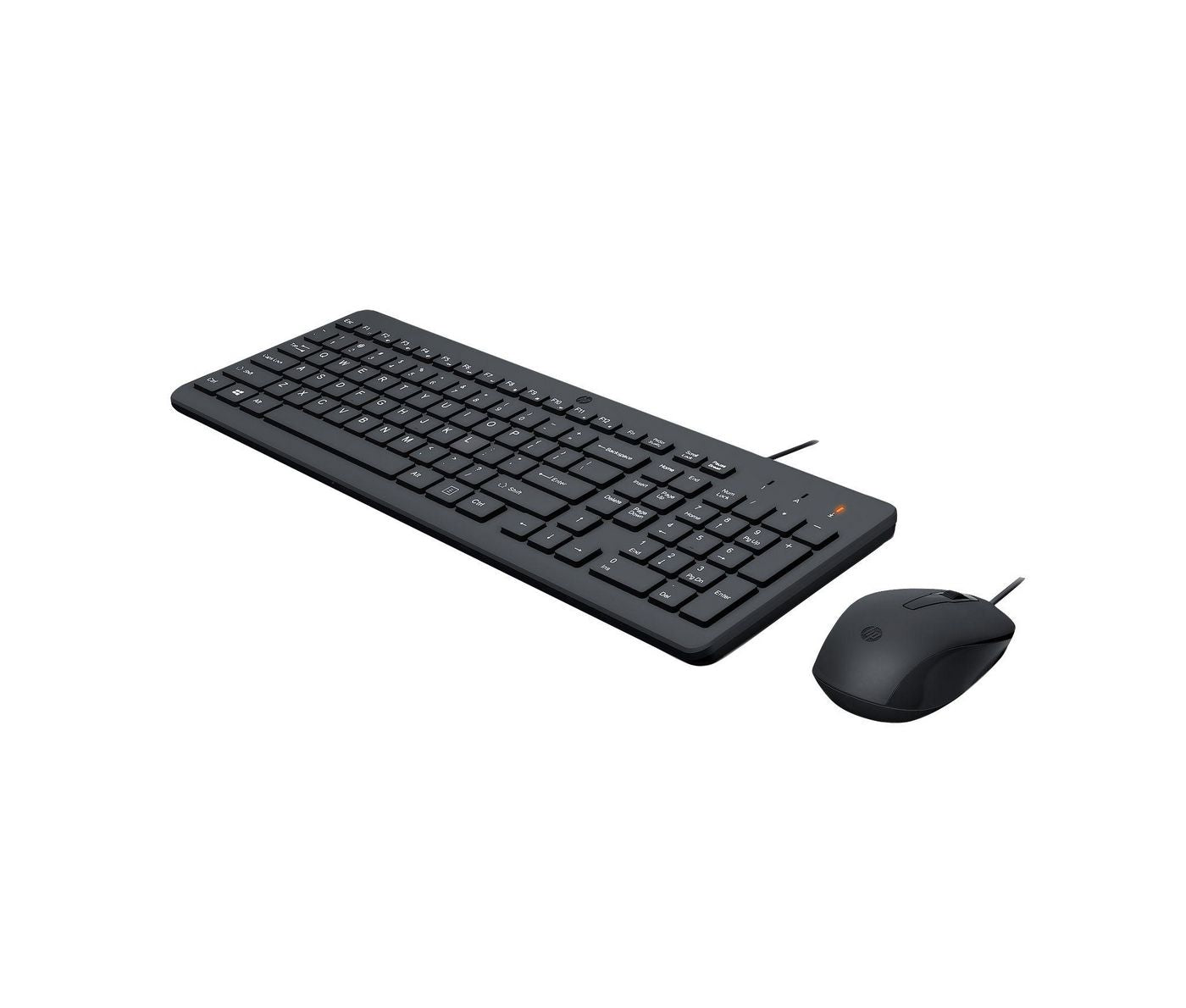 HP 240J7AA#UUW Wired Keyboard and Mouse Set – Nordic Layout, 1600 DPI, USB