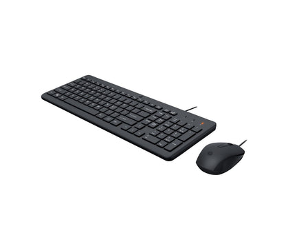 HP 240J7AA#UUW Wired Keyboard and Mouse Set – Nordic Layout, 1600 DPI, USB