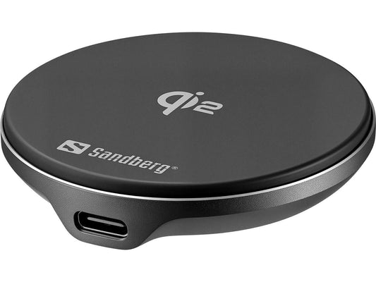 Sandberg 441-61 Wireless Charger Magnet Qi2 15W Aluminium