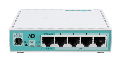 MikroTik E50UG Wired Router – hEX Refresh Gigabit Ethernet 512MB RAM