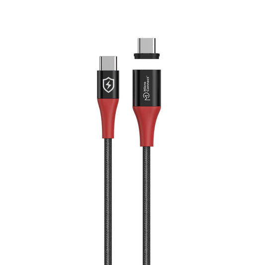 MicroConnect MC-MAGCUSBC-SC-240W Magnetic USB-C Cable 1.5m 240W Data Blocker