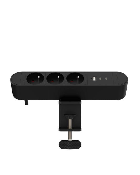 MicroConnect MC-MDPS-FR3-30W Multi Desktop Power Socket with USB-A and USB-C Ports 30W