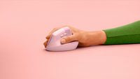 Logitech 910-006478 Vertical Ergonomic Mouse – RF Wireless/Bluetooth, Pink