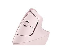 Logitech 910-006478 Vertical Ergonomic Mouse – RF Wireless/Bluetooth, Pink