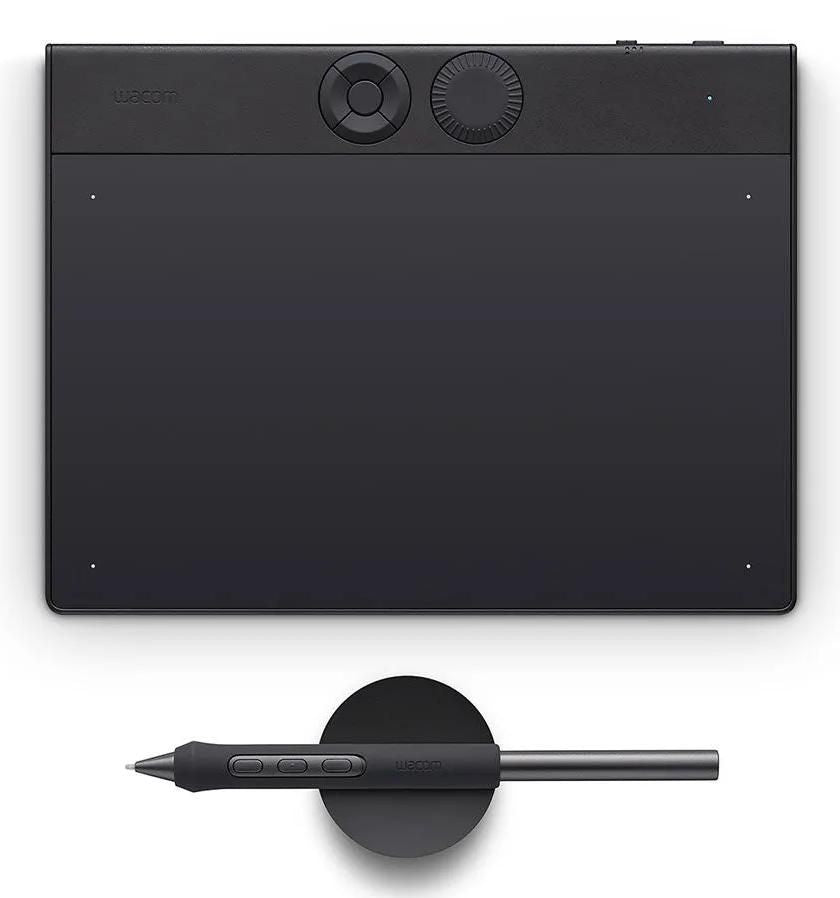 Wacom PTK470K0B Intuos Pro S Graphic Tablet – Pen, USB/Bluetooth, 8192 Pressure Levels