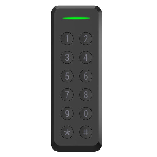 SystemHouse Solutions 44280385 RFID Reader – SCR-SKS G2 Slim OSDP Keypad Black