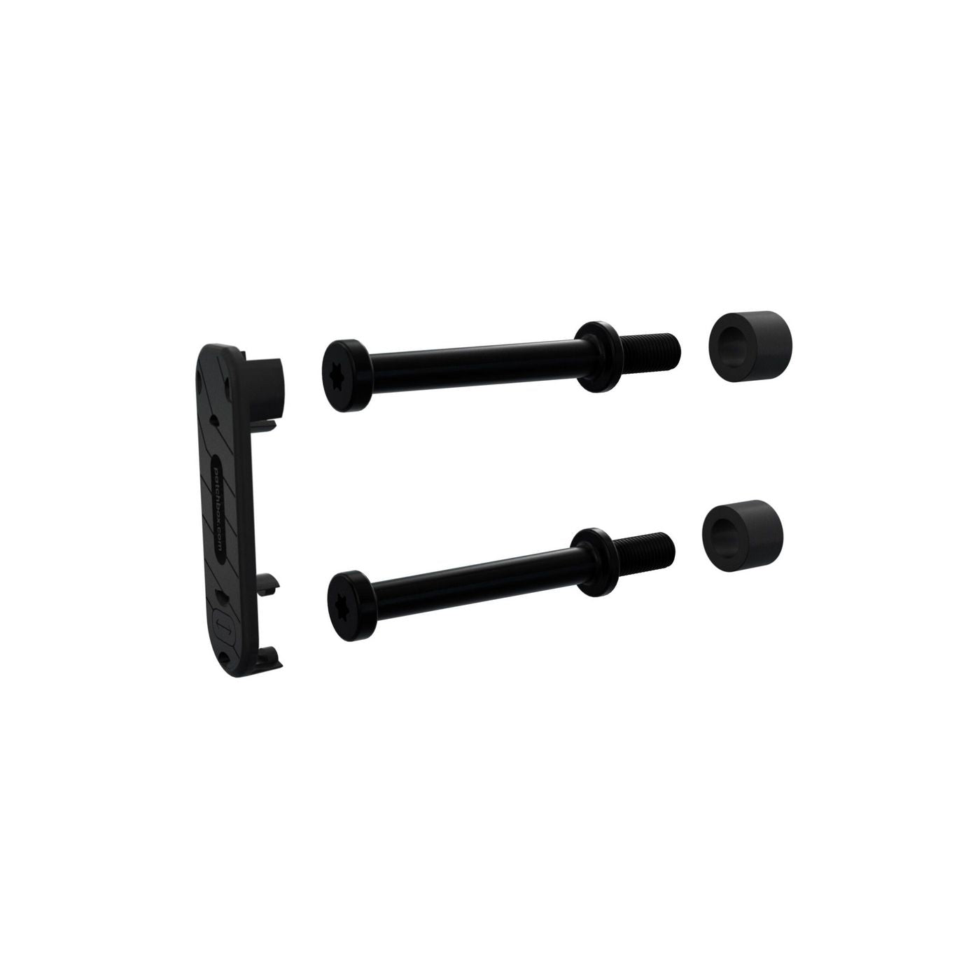 PATCHBOX PBCSX24K Cable Management Panel 24-Pack – Black/Red, Steel