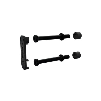 PATCHBOX PBCSX24K Cable Management Panel 24-Pack – Black/Red, Steel