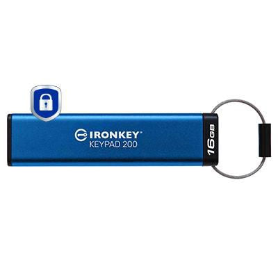 Kingston IKKP200/16GB USB Flash Drive – 16GB, Hardware Encrypted, FIPS 140-3, IP68