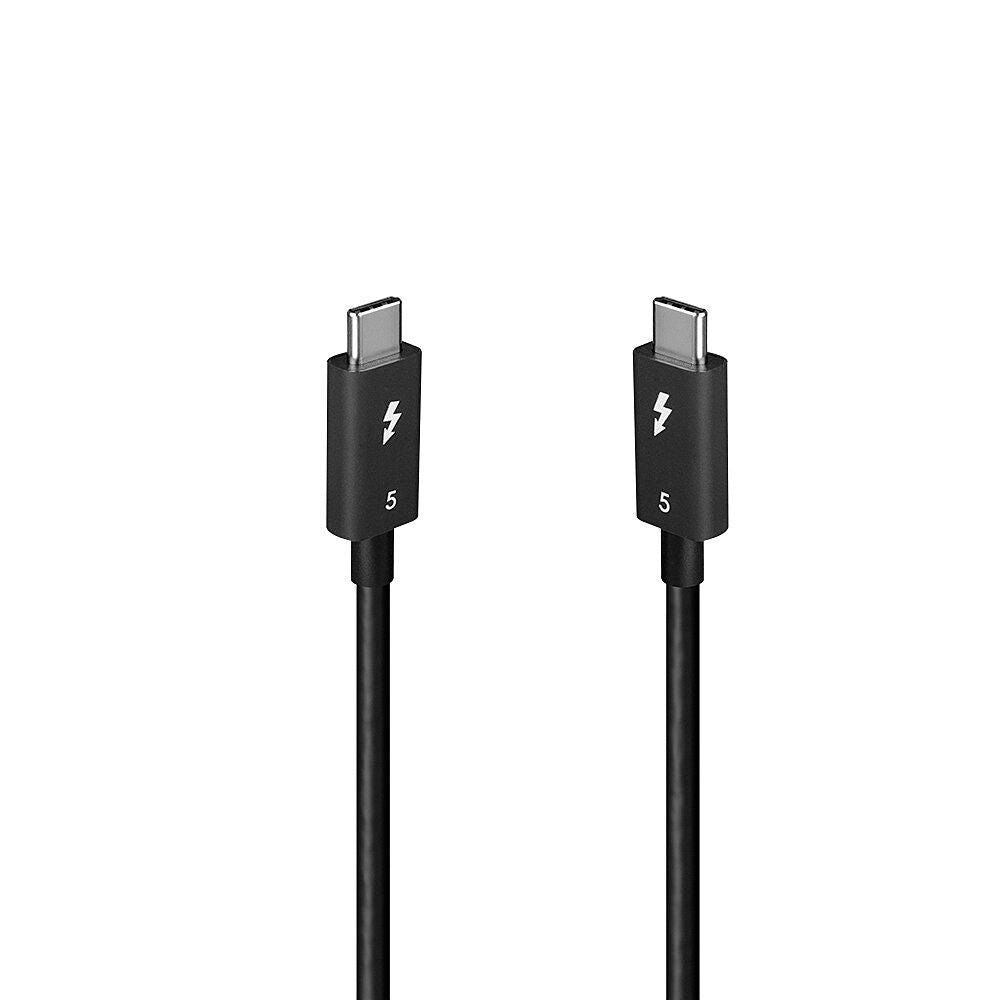 Lindy 31130 1m Thunderbolt 5 Cable – 80Gbps Passive High-Speed Data Transfer, 240W Power Delivery