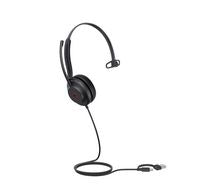 Yealink UH35 MONO TEAMS USB-C/A Monaural Wired Headset – Noise Cancelling, USB-A/USB-C