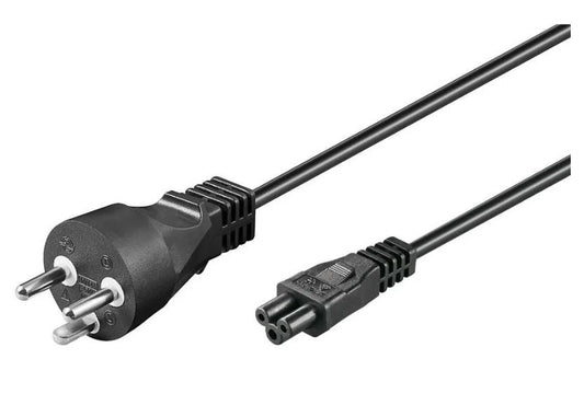 MicroConnect PE120819 Power Cable Black 1.8m C5 Coupler 250V 2.5A
