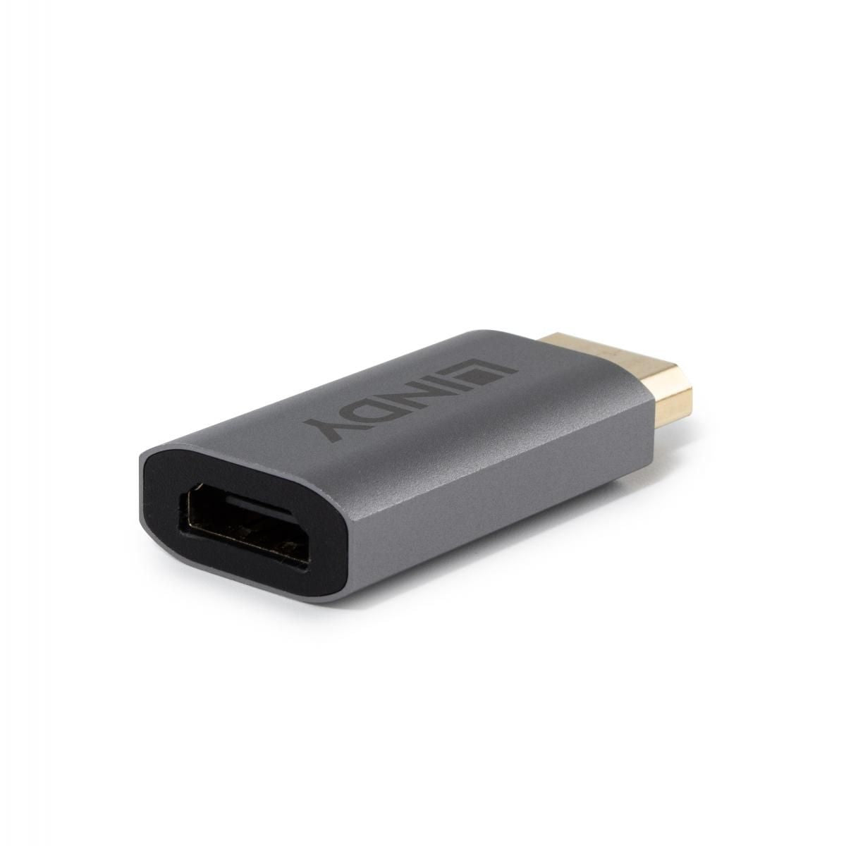 Lindy 41095 DisplayPort to HDMI Adapter – 4K 120Hz, Aluminium, CE Certified